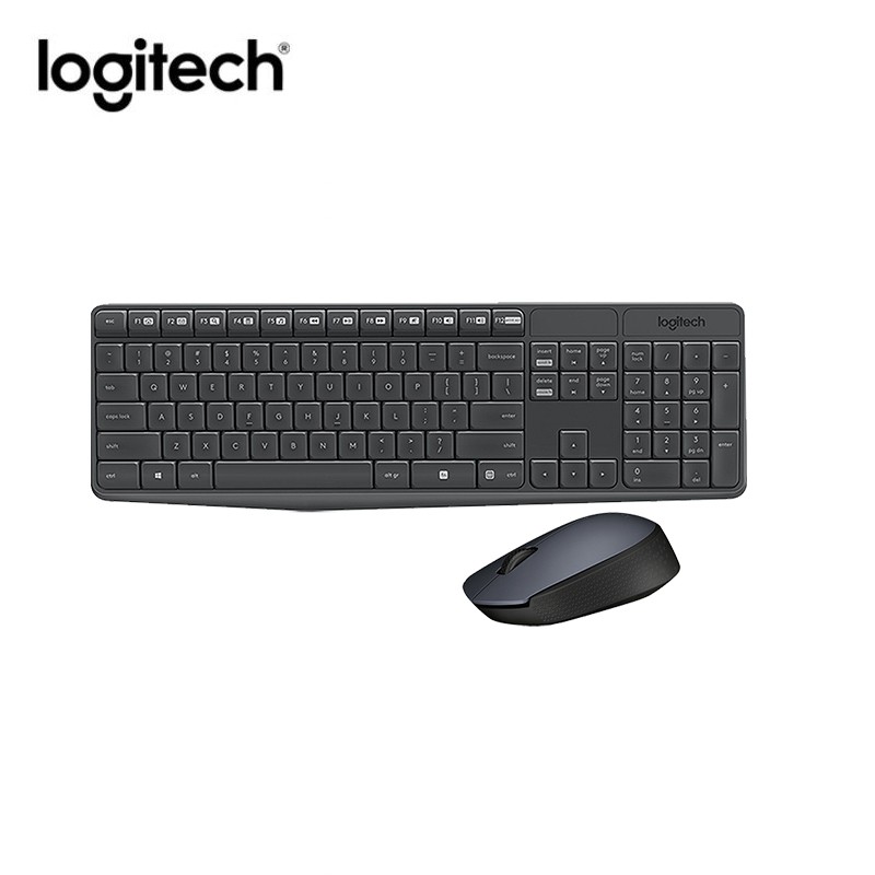 Bàn phím & chuột không dây Logitech MK235 có USB 2.4GHz