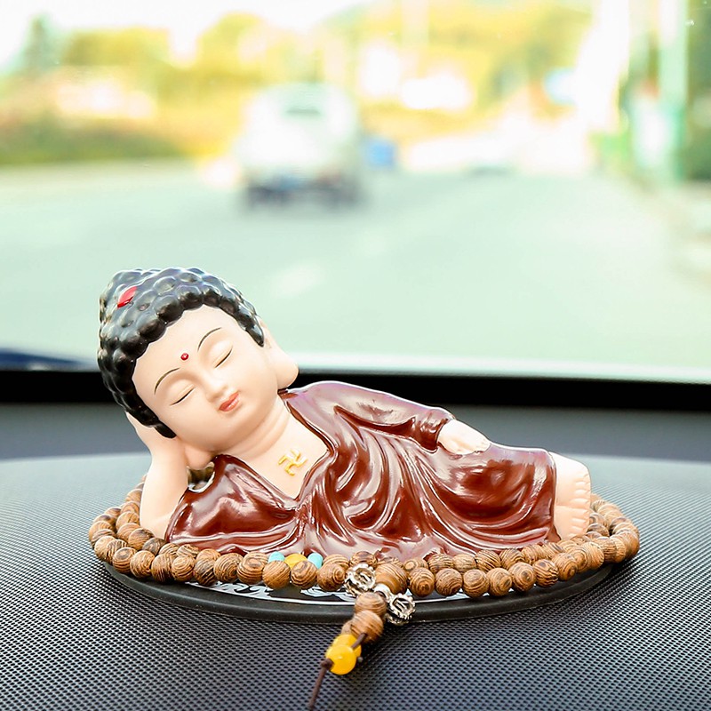 Tượng Phật Nằm Ngủ (Niết Bàn) Gốm Áo Đỏ