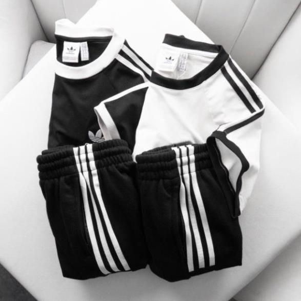 Bộ Thể Thao Adidas Cộc Tay Nam Cao Cấp ,Quần Áo Nam Vải Cotton Thể Thao Co Giãn 4 Chiều, Đủ Size Từ 50-80kg ! ~
