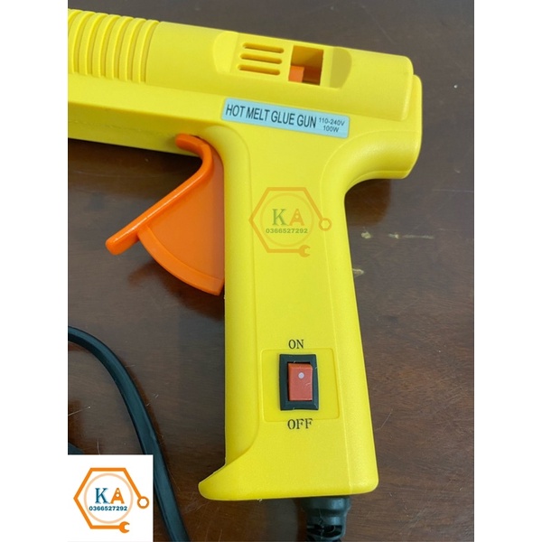 Súng bắn keo Nangon Tools 100w vàng - Loại To