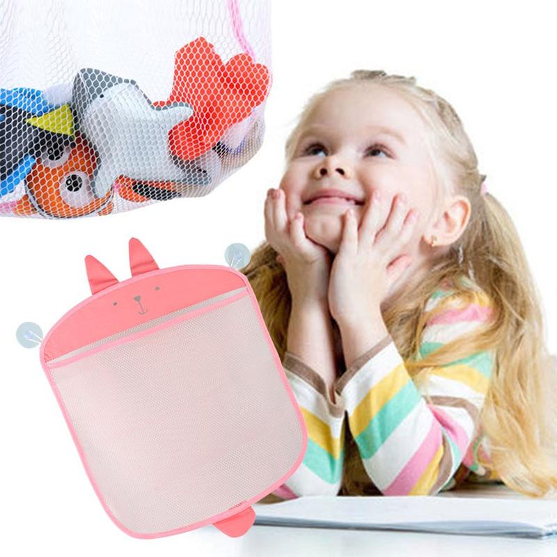 Túi Lưới Đựng Đồ Chơi Nhà Tắm Có Giác Hút Chống Trượt Cho Bé