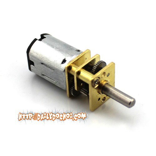 Động cơ giảm tốc 1,5v -12v dùng để chế tạo tại RUBYRC