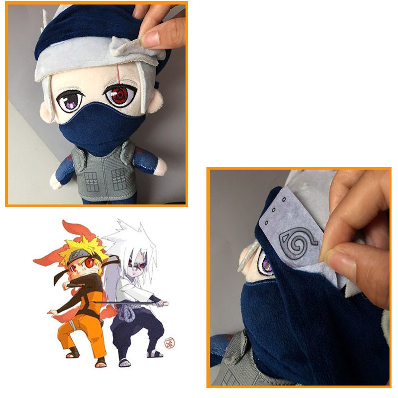 Búp bê nhồi bông hình nhân vật Hatake Kakashi Uchiha Itachi đáng yêu