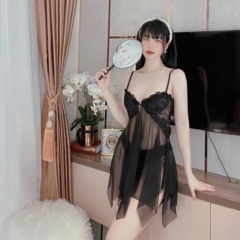 Váy ngủ lụa hai dây Tea Store mã V46