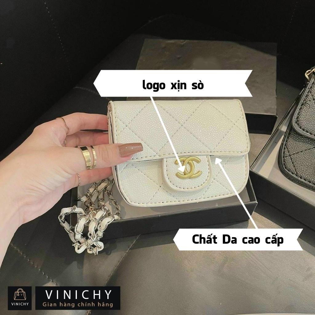 Ví nữ dài cầm tay, túi mini thời trang dùng đi chơi, đi học VINICHY, da cao cấp size 12cm HA105