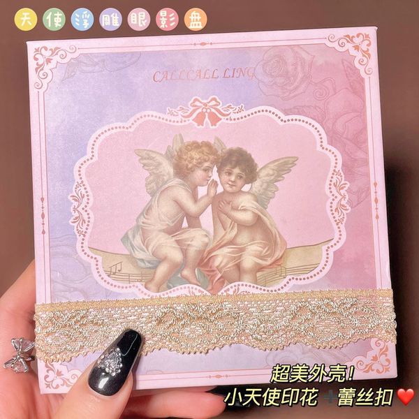 🧚‍♀️  Bảng Phấn Mắt + Má Hồng + Bắt Sáng + Tạo Khối 4in1 Call Call Ling 10 Ô 🧚‍♀️