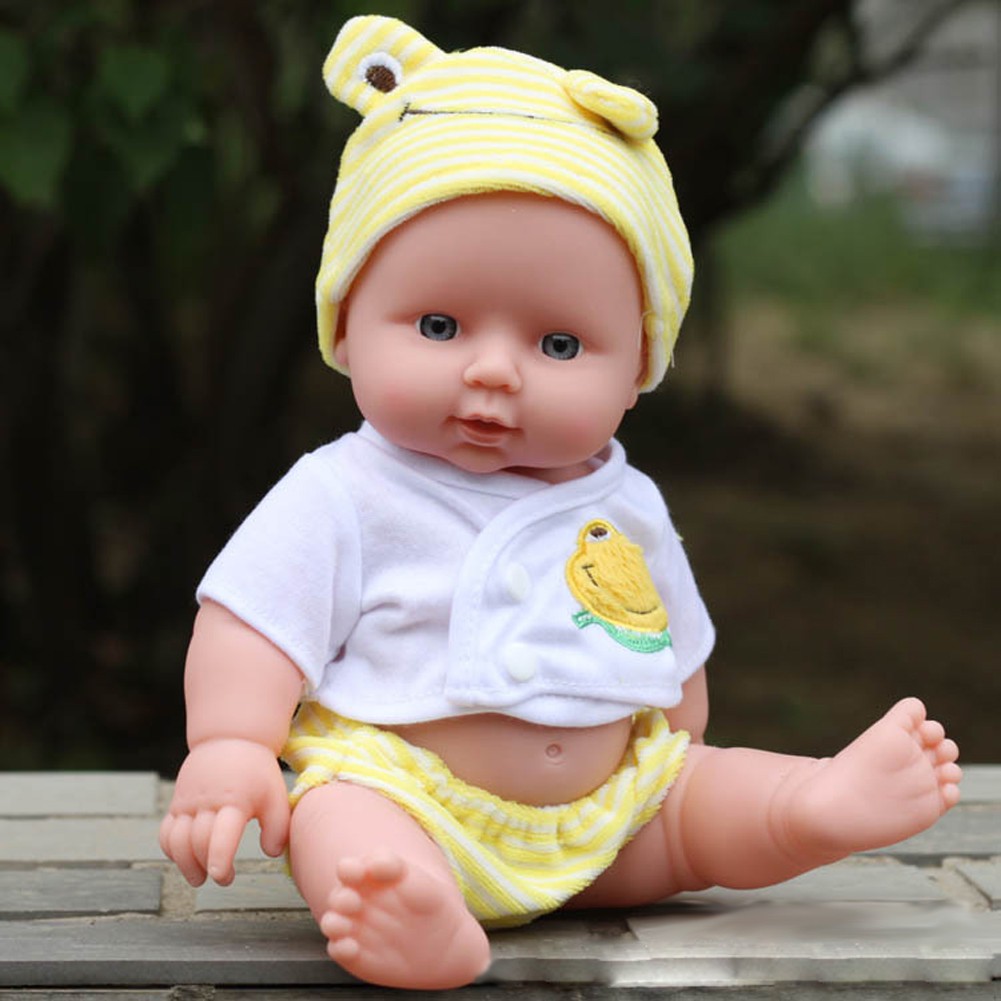 Mô hình em bé sơ sinh xinh xắn bằng nhựa kích thước 30cm