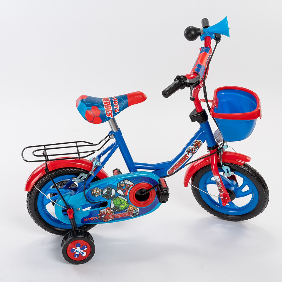 Xe đạp 2 bánh trẻ em Super Hero - Đại Phát Tài - bánh 14 inch - dành cho trẻ từ 3 đến 5 tuổi - BXDPT411214
