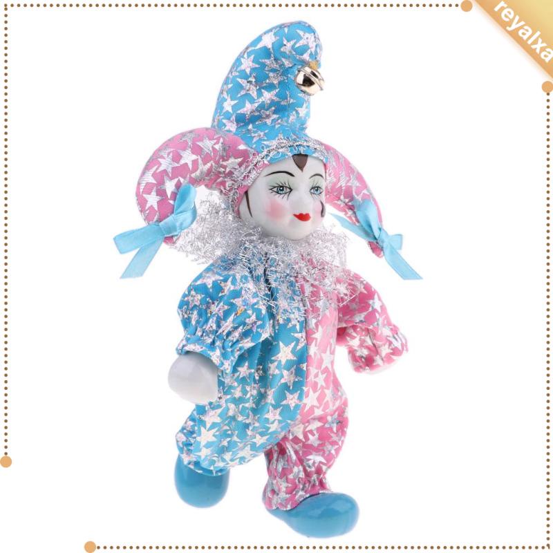 Búp Bê Chú Hề Bằng Sứ 20CM Trang Trí Nhà Cửa / Văn Phòng
