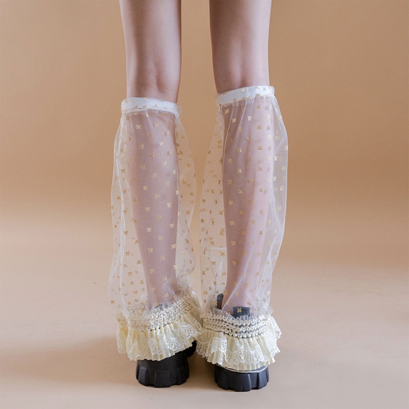 Youyo Đôi Tất Dệt Kim Dài Qua Gối Dáng Rộng Phong Cách Lolita Jk Giữ Ấm Chân Cho Nữ