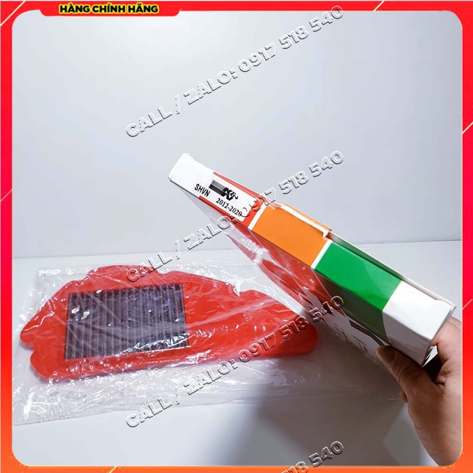 LỌC GIÓ SH - LỌC GIÓ ĐỘ LƯỚI THÉP GẮN SH VIỆT 2012 TỚI SH 2019 VÀ SH 2020 - Sh 2021 - SH 2022 (LỌC GIÓ K&amp;N) Ảnh thật Sp