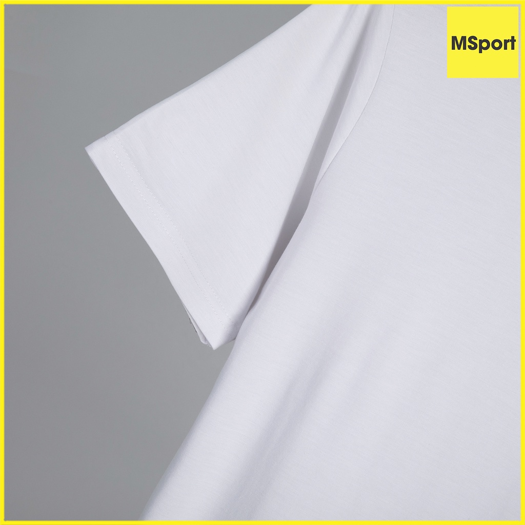 Áo Thun Trơn Nam Cổ Tròn Màu Trắng Chất Vải Cotton 100% Mềm Mịn Thấm Hút Mồ Hôi Cực Tốt