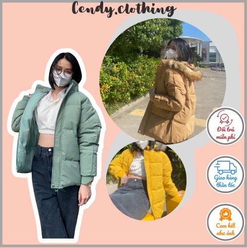 Áo Khoác Parka Thời Trang Mùa Đông Cendy Clothing Dày Dặn Giữ Ấm Tốt Giá Rẻ - CD142