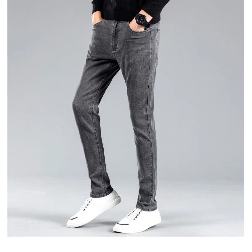quần jean nam màu xám trơn qjx1