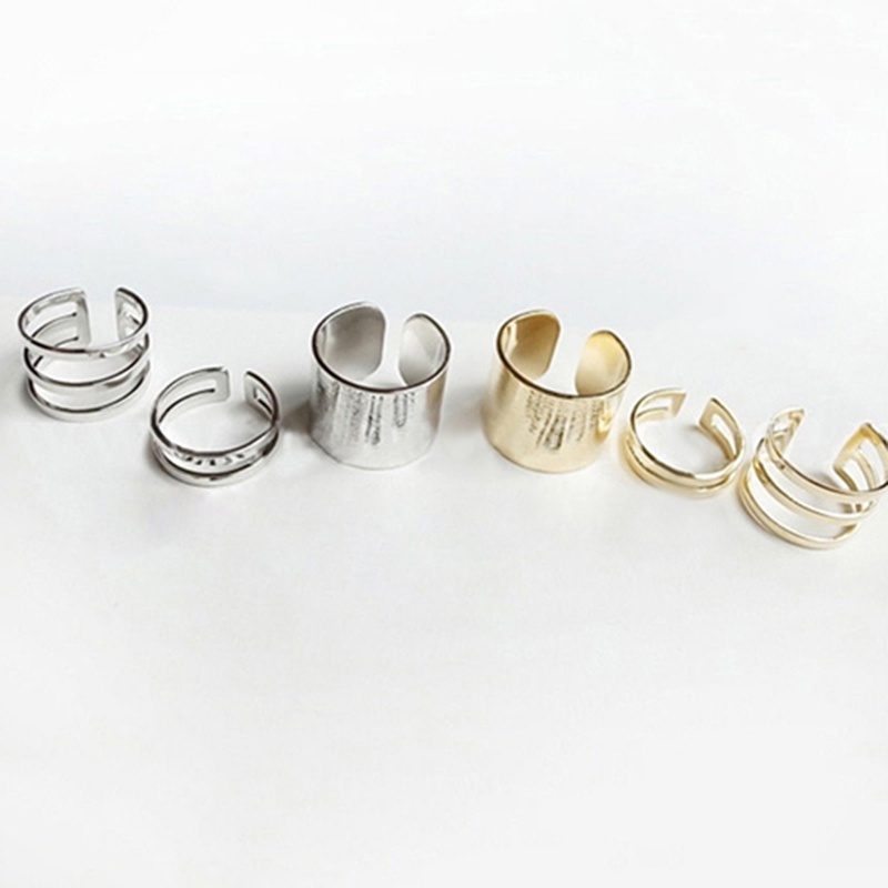 Bộ 3 nhẫn hở thiết kế ấn tượng