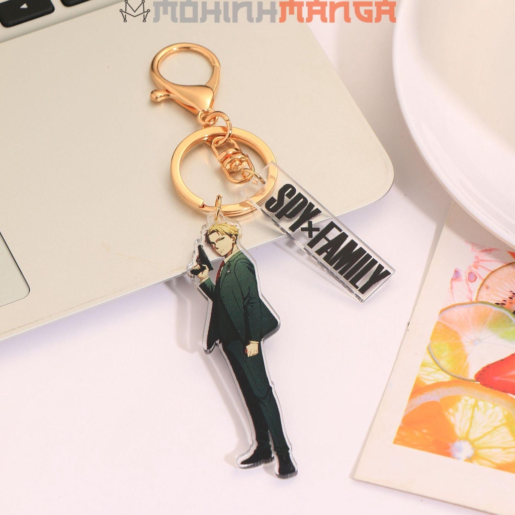 Móc khóa Spy X Family Gia đình điệp viên 2 mảnh các nhân vật Anya Loid Yor Forger phụ kiện túi xách điện thoại cực xinh