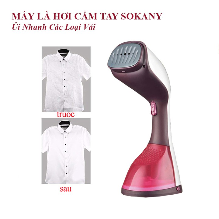 [Mã 155ELSALE giảm 7% đơn 300K] Bàn là hơi nước cầm tay SOKANY SK828