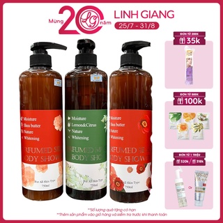 Sữa tắm trắng da hương nước hoa Privia Perfumed Silky Body Shower Linh Giang chính hãng