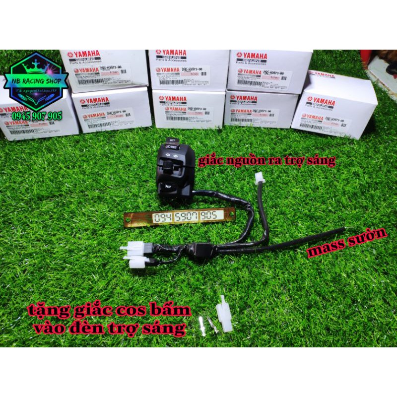 Cùm Ex Cho Satria Raider Sonic Có Giắc Cắm Trợ sáng Tắt Máy Tắt Đèn Passing.NB Racing Shop