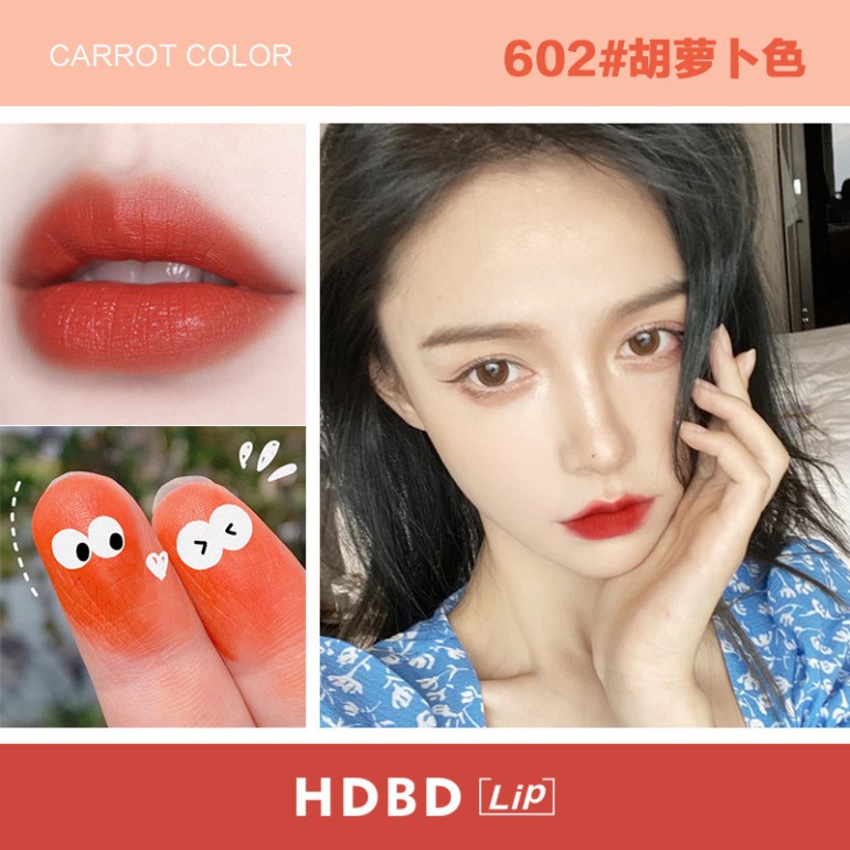 [Hàng mới về] Son Môi  Màu Đào Nhung Mịn Kháng Nước Khó Phai Không Dính Cốc | BigBuy360 - bigbuy360.vn