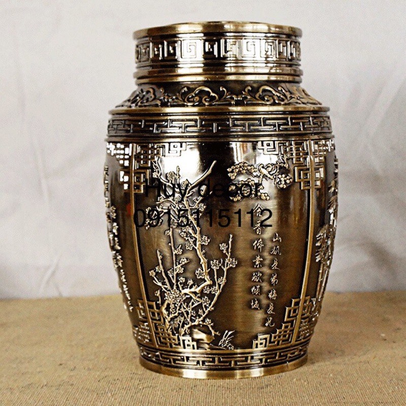 Hộp đựng trà Huydecor Hộp chè  phong cách cổ điển
