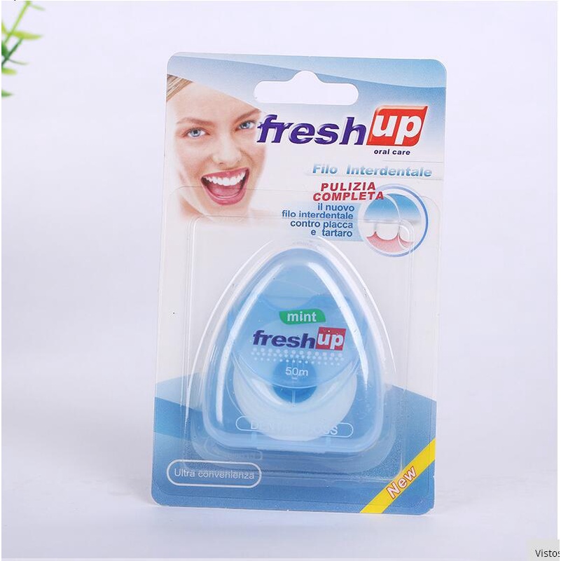 Cuộn Tăm Chỉ Nha Khoa Xỉa Răng Fresh Up 50m