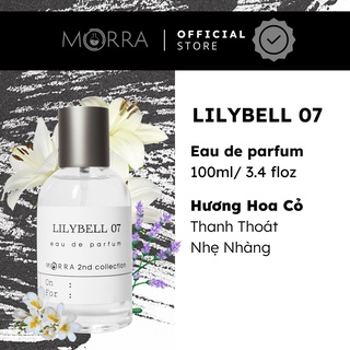 Nước Hoa Nữ Morra Lilybell 07 Dung Tích 100ml Nguyên Liệu Nhập Pháp Hương Thơm Sang Trọng, Nhẹ Nhàng, Ngọt Ngào
