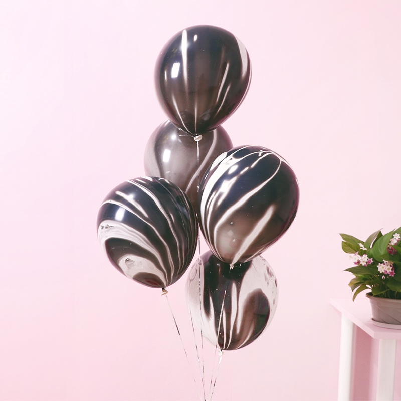 Set 10 Bong Bóng 12 Inch Hình Tròn Nhiều Màu Sắc Dùng Để Trang Trí Tiệc