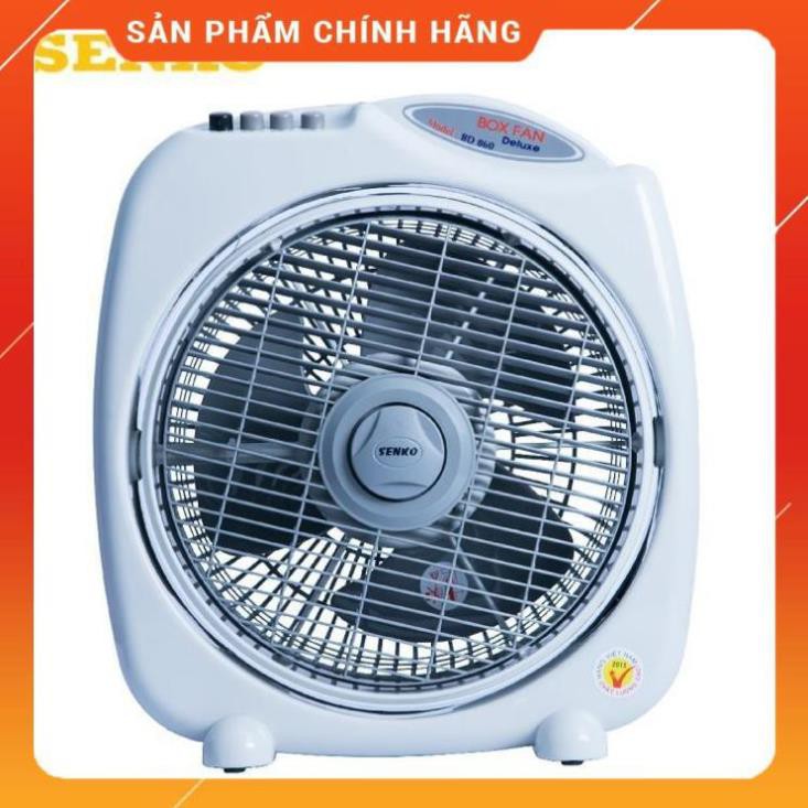 Quạt hộp Senko BD860 Mã mới BD1012 [tự ngắt khi đổ]/Quạt tản senko BD1012- cánh 20cm- Hàng chính hãn