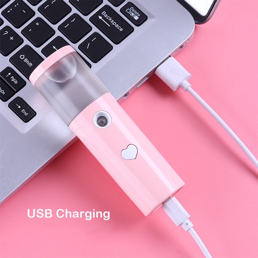 Di Động Mini Thoáng Mát Máy Phun Sương 30Ml Nano Mặt Hydrat Hóa Dưỡng Ẩm