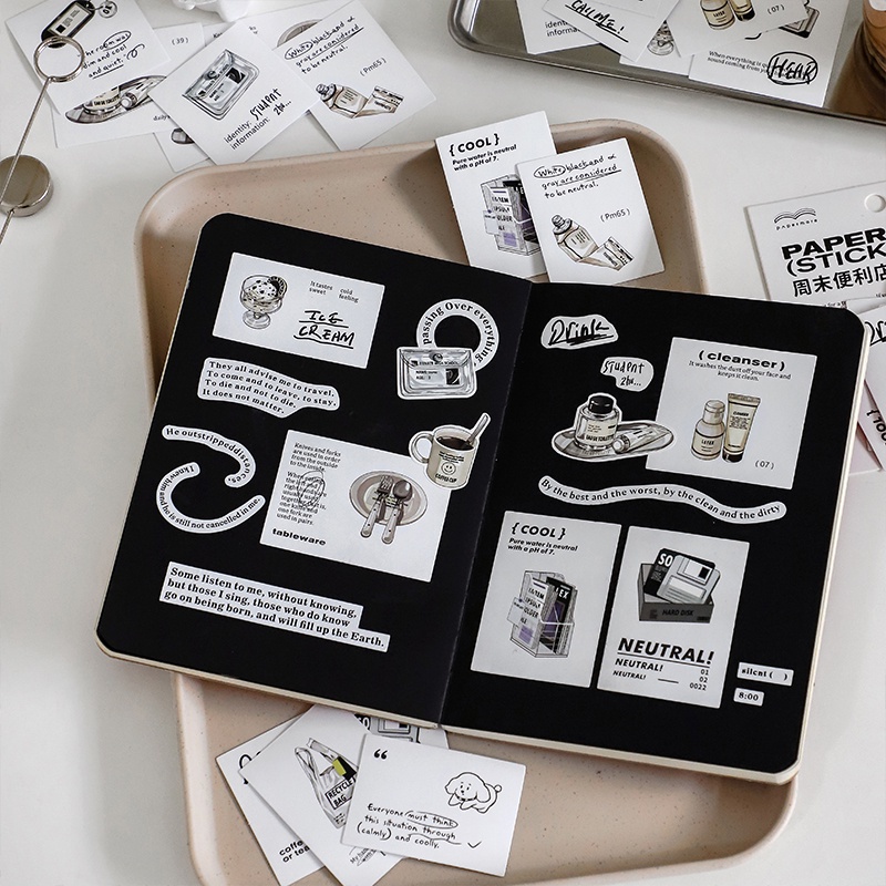 Bộ 30 Miếng Dán Trang Trí Đồ Ăn Tráng Miệng MOHAMM