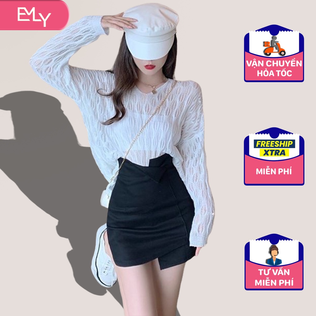 Chân váy ngắn dáng ôm Emilyshop ulzzang