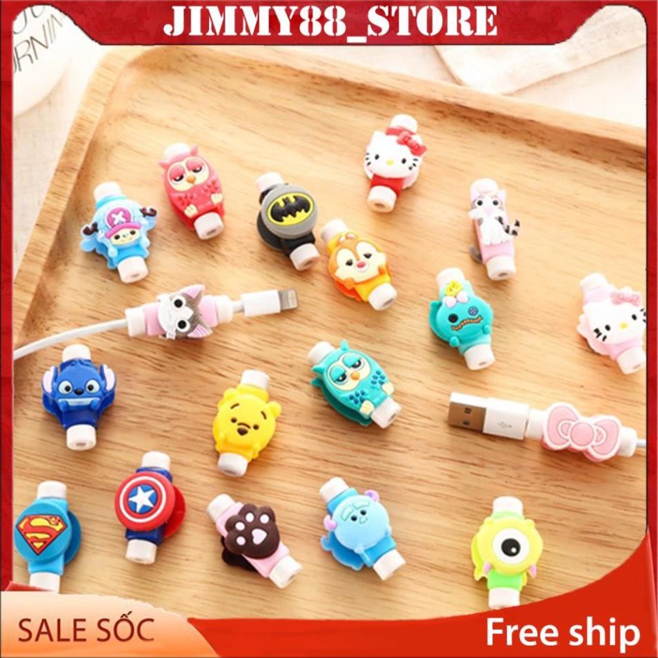 NÚT BẢO VỆ ĐẦU CÁP SẠC, TAI NGHE HÌNH THÚ NGẪU NHIÊN JIMMY88