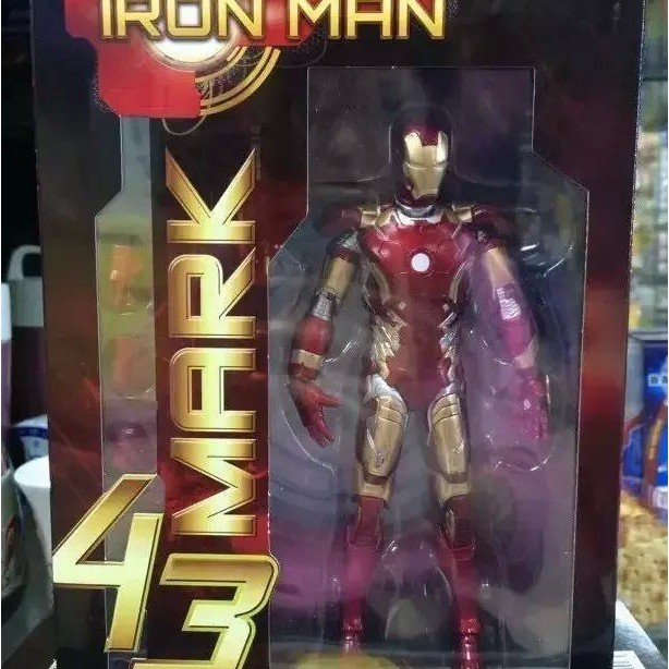 GIÁ HỦY DIỆT Mô Hình Người Sắt Iron Man Mark 43 Cao 18CM - Fullbox