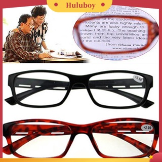 Huluboy| Kính Đọc Sách Gọng Nhựa Siêu Nhẹ Phong Cách Retro Unisex