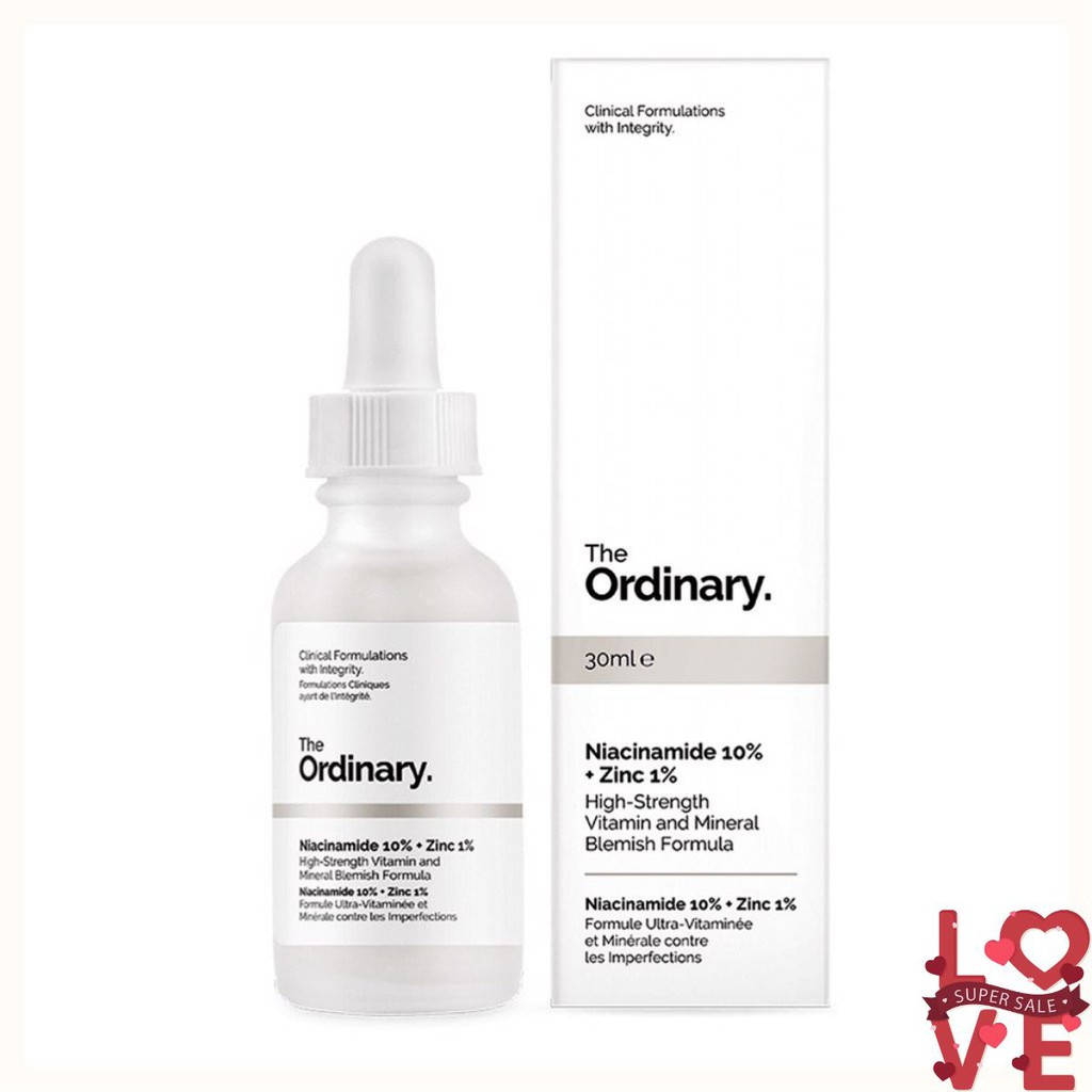 Tinh chất Niacinamide 10% + Zinc 1% - The Ordinary ✾ﾑ