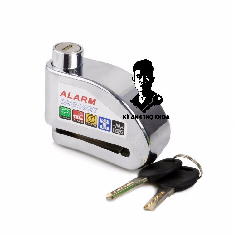 Khóa Đĩa Xe Máy Chống Trộm Có Còi Báo Động Alarm kỳ anh thợ khóa