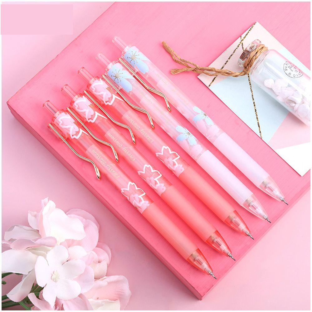 AUGUSTINA Bút Chì Vẽ Phác Thảo Tự Động Họa Tiết Hoa Anh Đào Kawaii Chất Lượng Cao