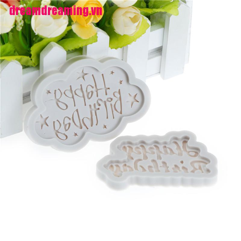 Khuôn Làm Bánh Sinh Nhật Hình Chữ Happy Birthday