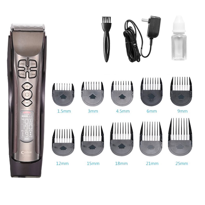 Tông đơ cắt tóc Codos CHC-982 chính hãng cao cấp,động cơ không chổi than