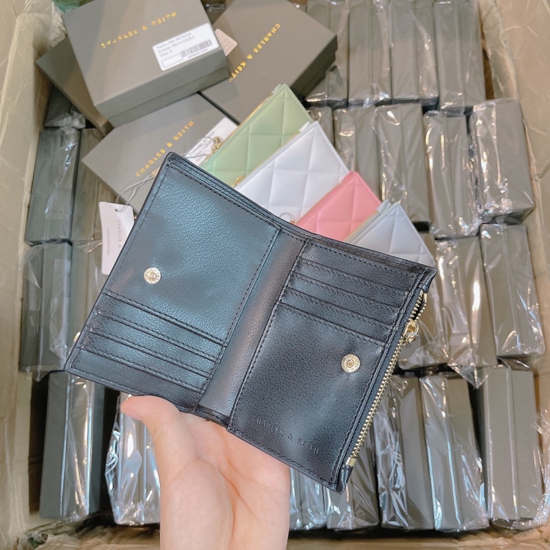 Ví Gấp Mini Ô trám Fullbox Mới