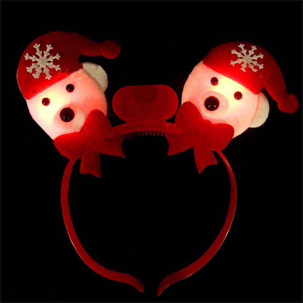 ESPO Băng Đô Cài Tóc Có Đèn LED Vui Nhộn Trang Trí Tiệc Giáng Sinh