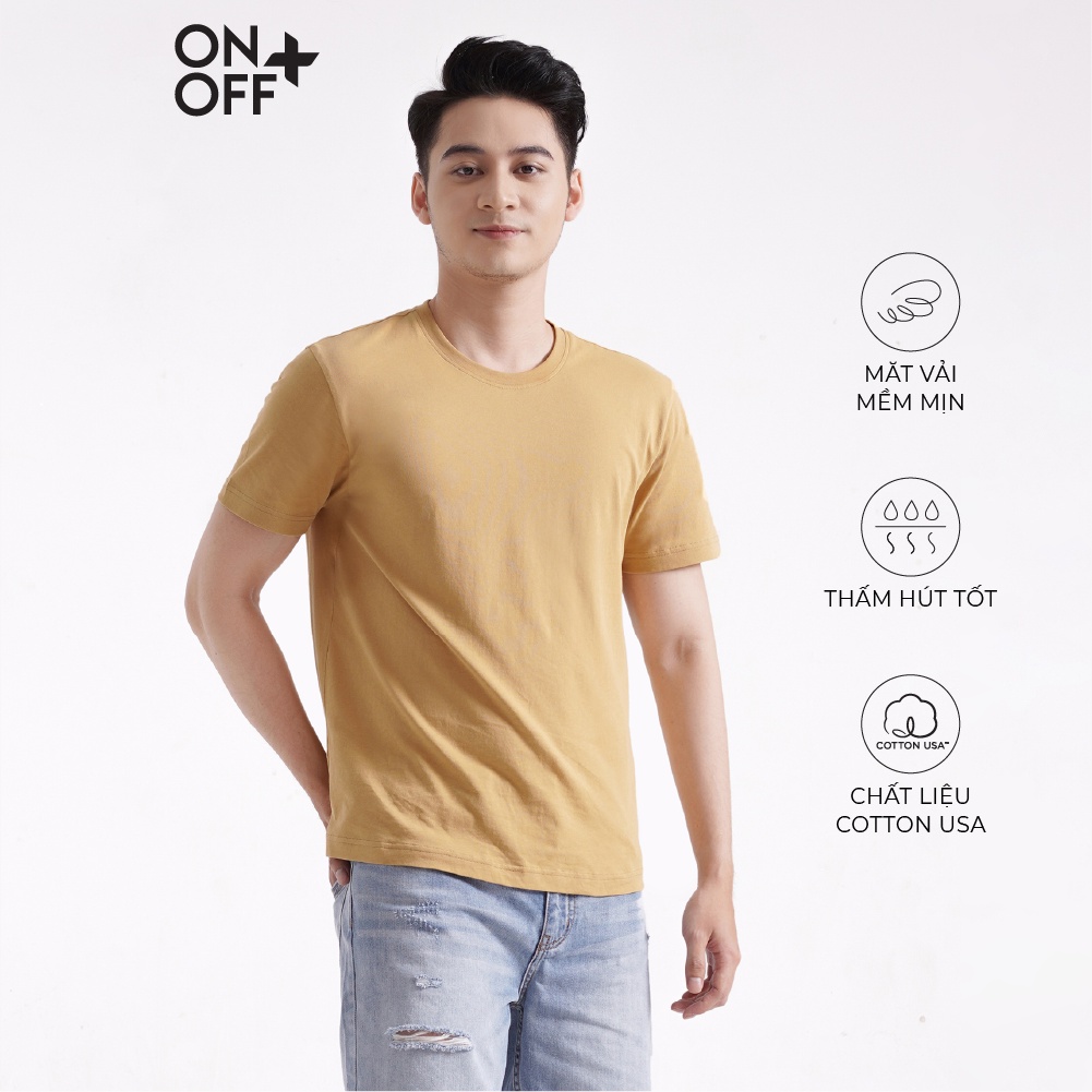 Áo thun nam ONOFF chất liệu Cotton tự nhiên mềm mại và thoáng khí - H17TS20137