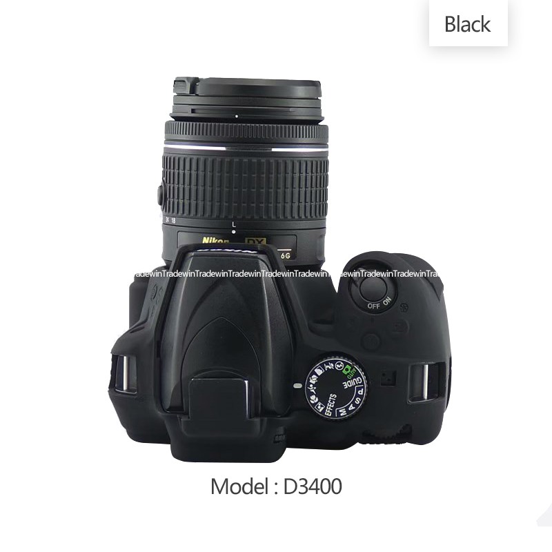 Mềm Vỏ Silicon Cao Su Bảo Vệ Thân Máy Ảnh Nikon D3400