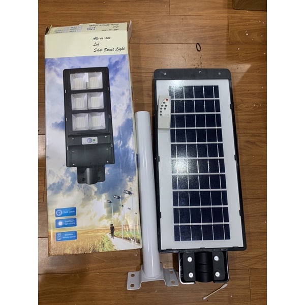 Đèn đường năng lượng mặt trời trang trí sân vườn HAPOVA BELIC 3015 công suất 150W