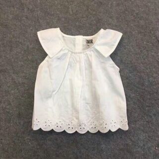 Váy thô trắng siêu xinh cho bé gái 1 ri