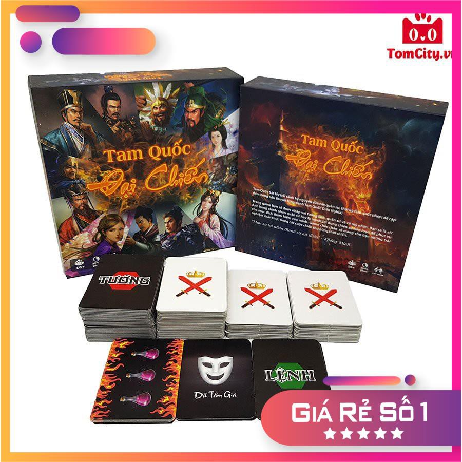 Sale lớn:  Boardgame Tam Quốc Đại Chiến (Tam Quốc Sát) - Bản Việt Hóa