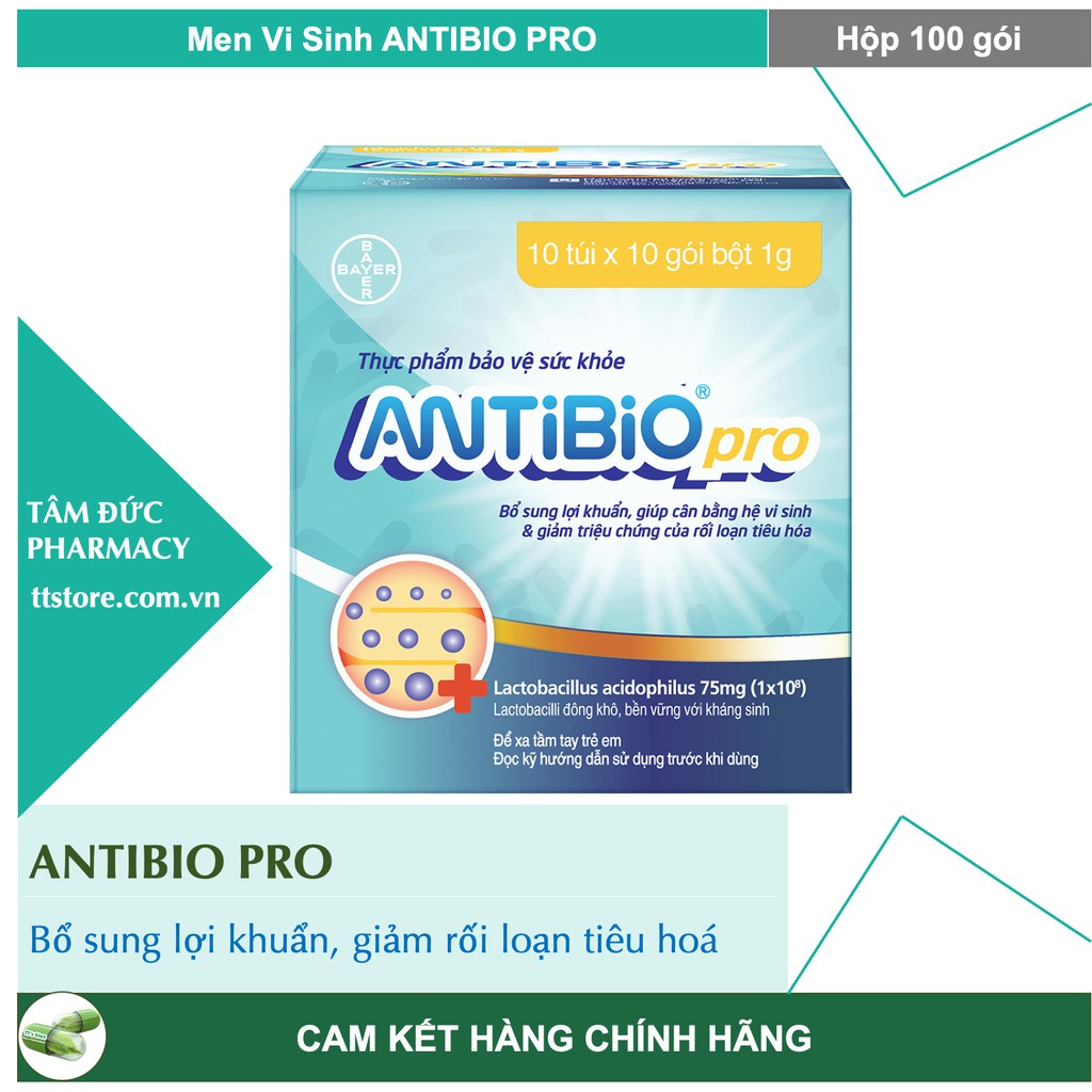 Antibio pro thực phẩm bảo vệ sức khoẻ bổ sung lợi khuẩn men vi sinh - ảnh sản phẩm 1