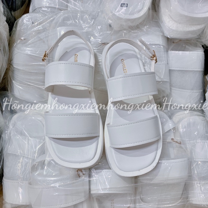 DÉP SANDAL CNK HOT 2 MÀU ĐEN VÀ TRẮNG