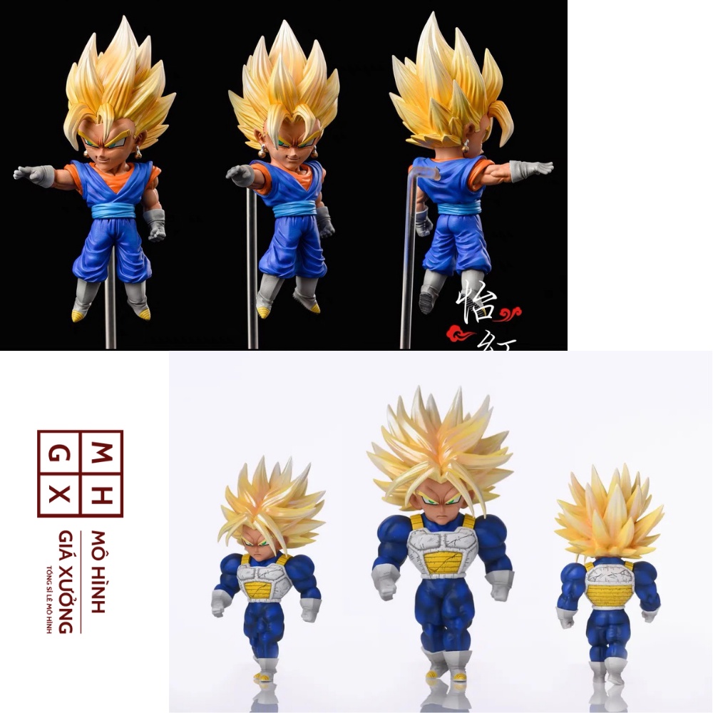 Mô hình Dragon Ball Songoku Trunks Vegata Vegito Gotenks Piccolo WCF cao từ 7-13cm , figure mô hình 7 viên ngọc rồng